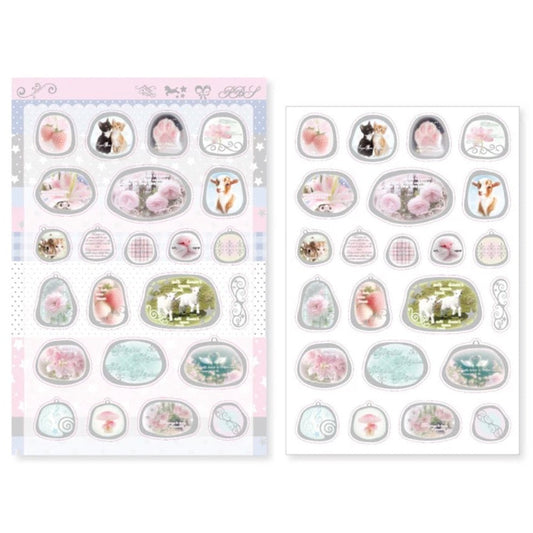 Pearly Button Memory Archive Charm Sticker