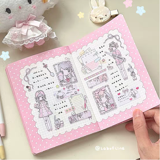 Lab of Line Bunny Rely Sticker