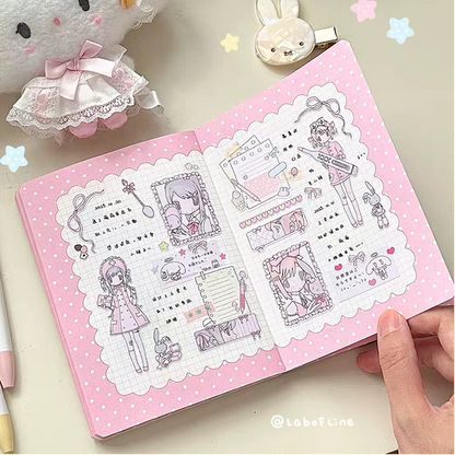 Lab of Line Bunny Rely Sticker