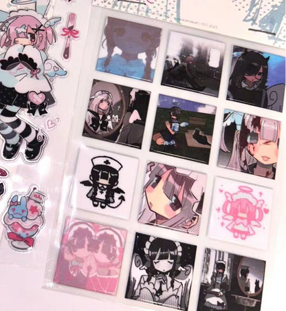 [Cacacerulean] Maria Square Puffy Sticker