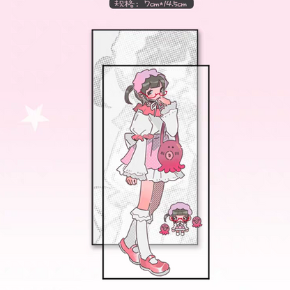 Cacacerulean Back To School Character Sticker