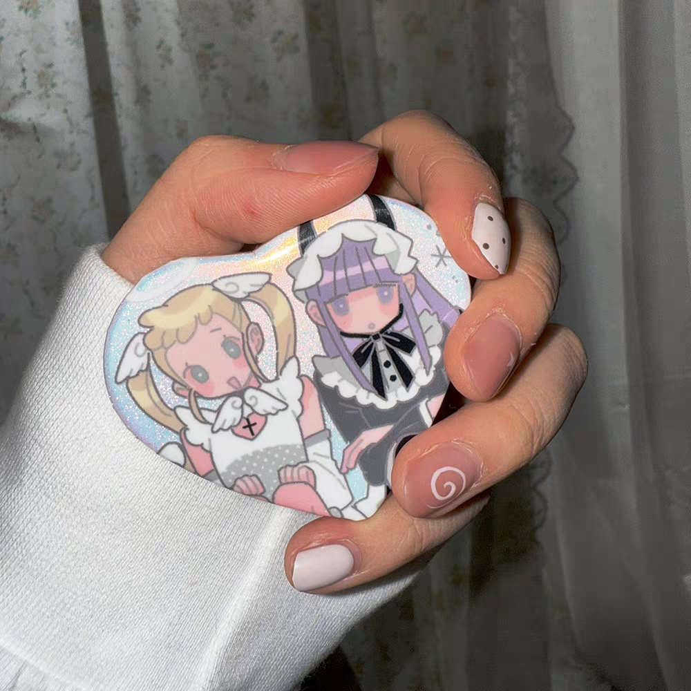 [Cacacerulean] Holy Rot & Hell's Kiss Pin Pin Button