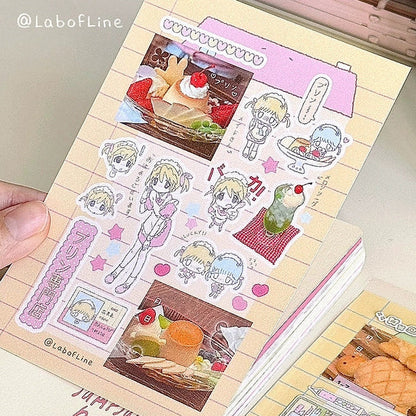 Lab of Line Dessert Shop Sticker