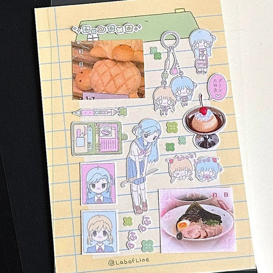 Lab of Line Dessert Shop Sticker