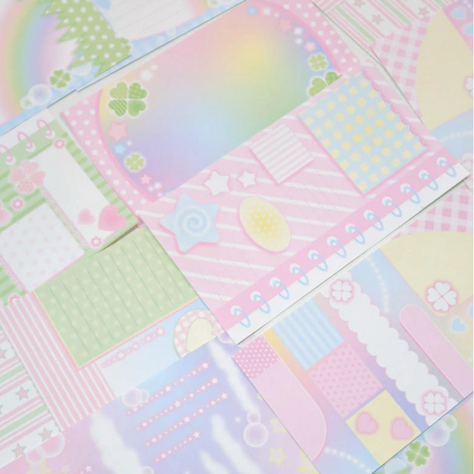 Pearly Button Dreamy Pastel Paper Sticker Pack