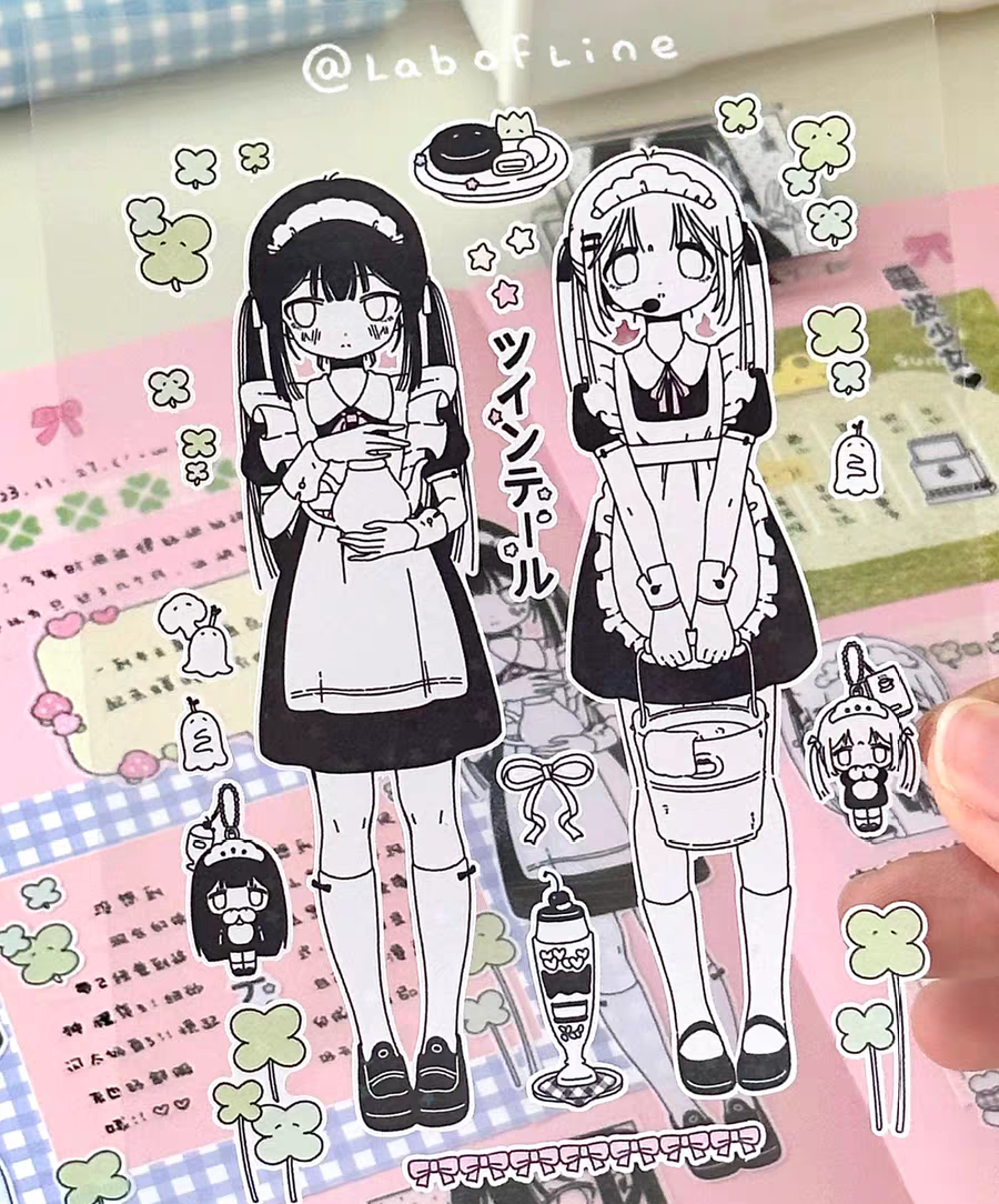 Lab of Line Denpa Maid Sticker