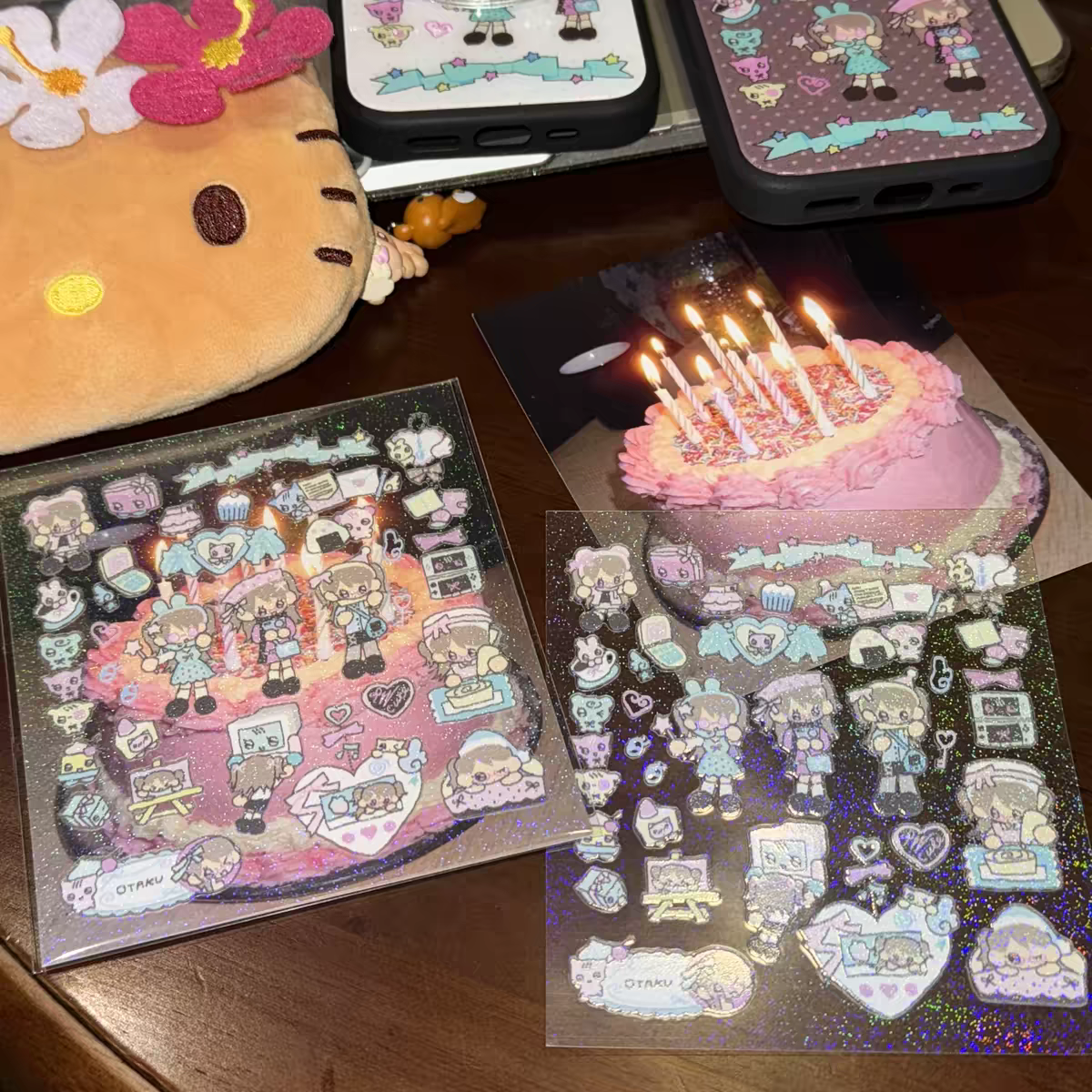 Creamhoneylin Girl Diary Sticker