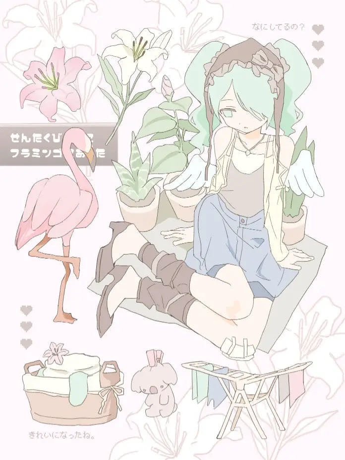 [Yuriaca] Flamingo Sticker