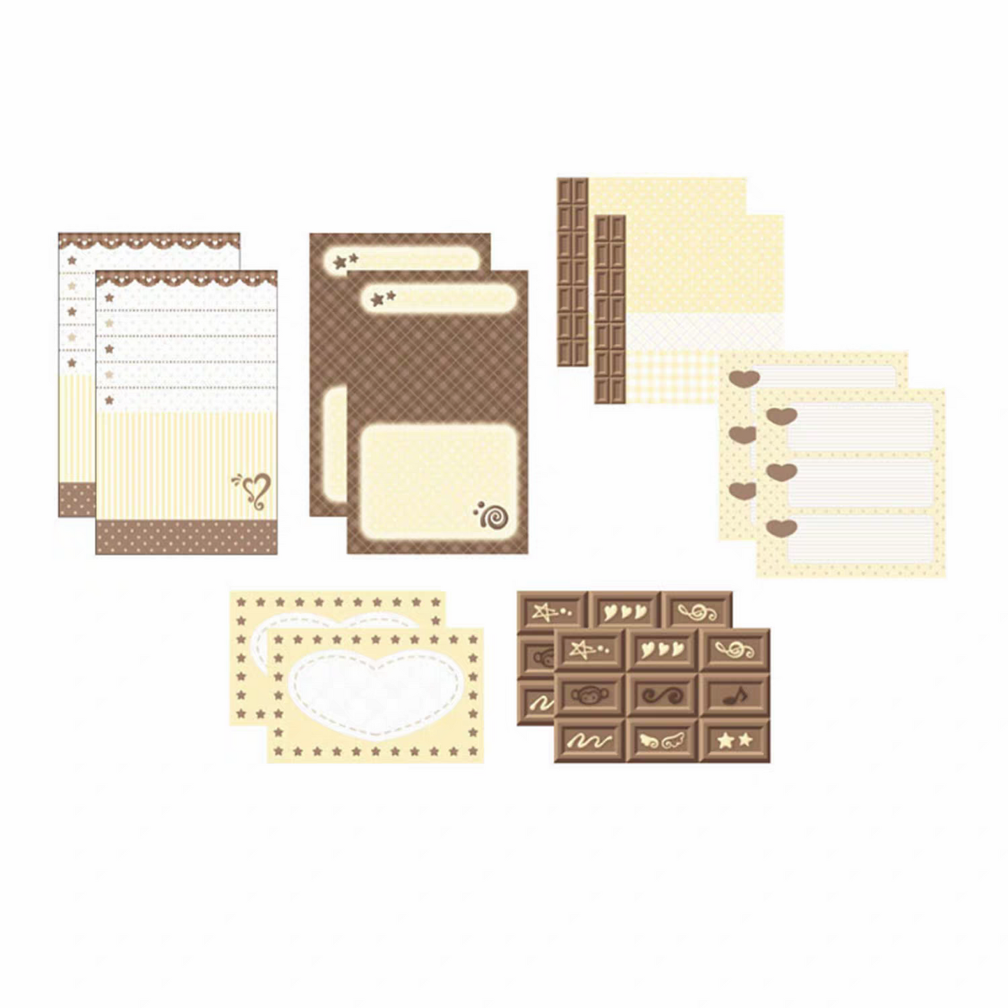 BIT BY BIT Chocolate Banana Sticker Pack