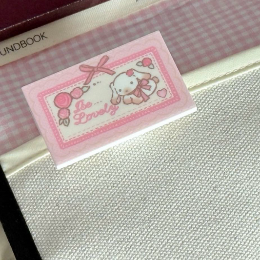 [Yeonpopo] Bunny Label Clip
