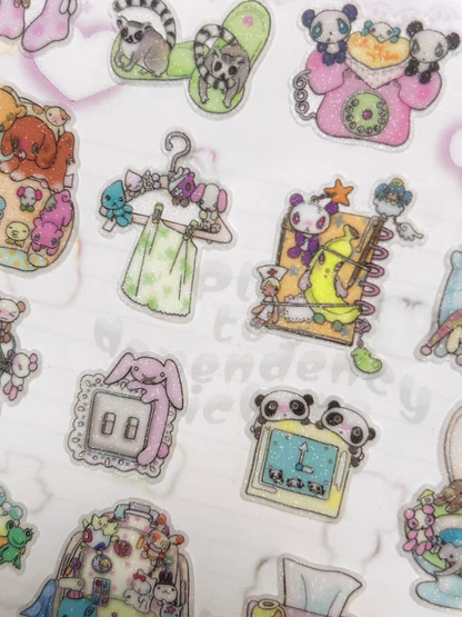 Sunonebird Plush Toy Dependency Sticker