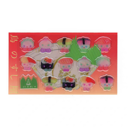 Sunonebird Bird Sushi Sticker