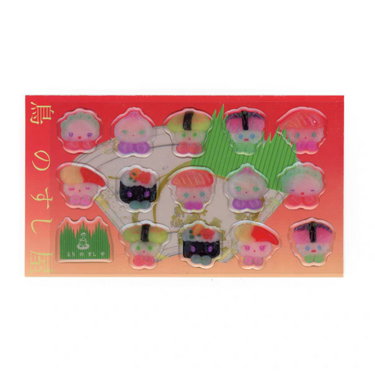 Sunonebird Bird Sushi Sticker