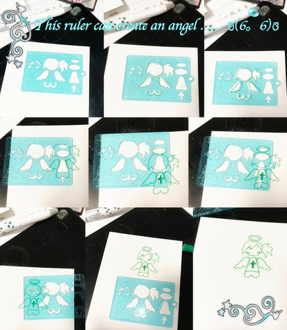 Sunonebird Angel Ruler Keychain