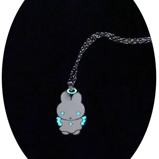 Sunonebird Bunny Luminous Necklace