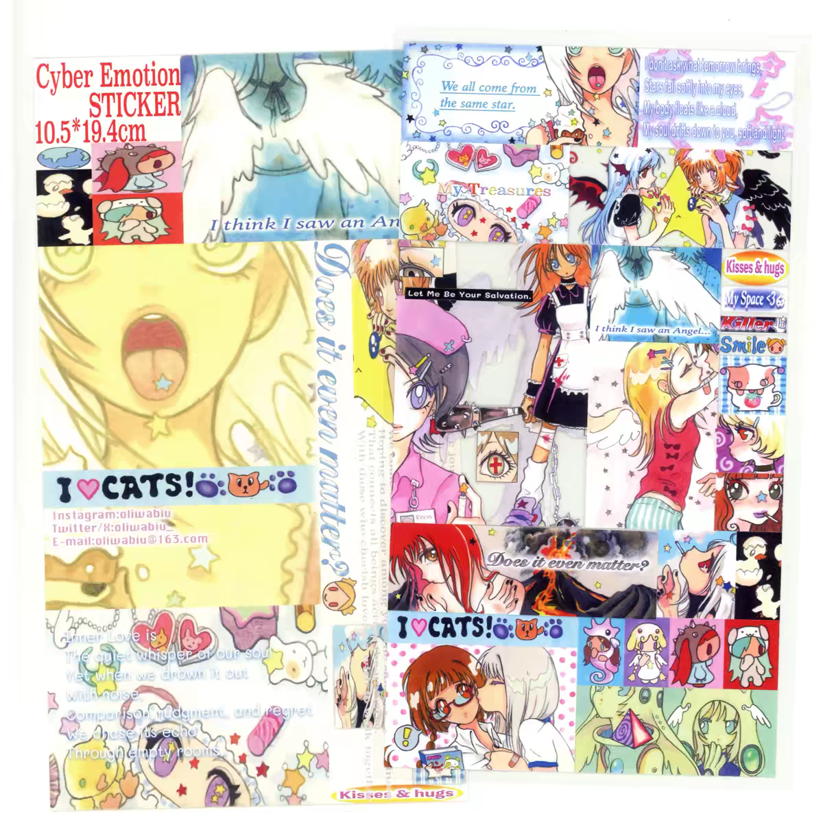 Oliwa Cyber Emotion Sticker