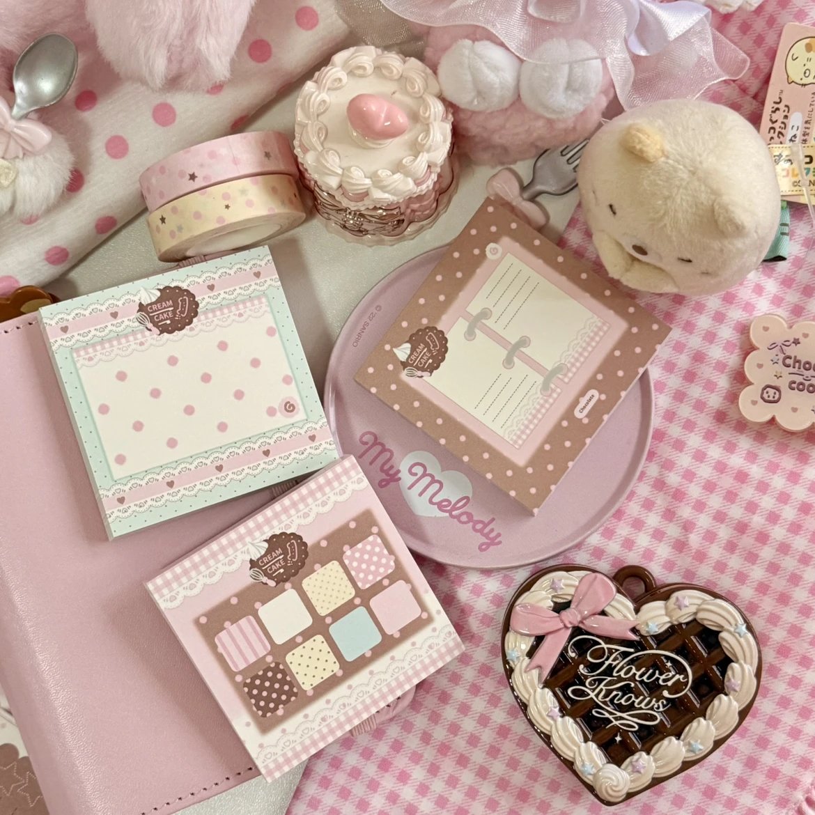 [Eating Cookies] Square Memo Pad