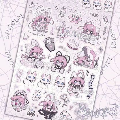 Lingqiqi Whitefox Sticker