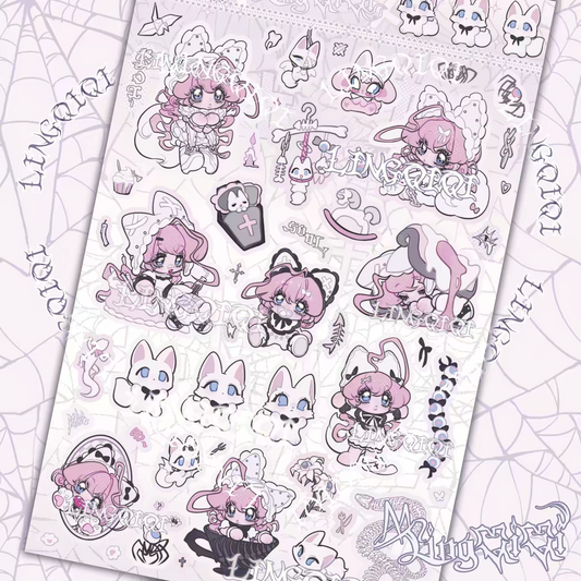 Lingqiqi Whitefox Sticker
