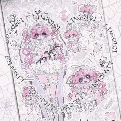 Lingqiqi Whitefox Sticker