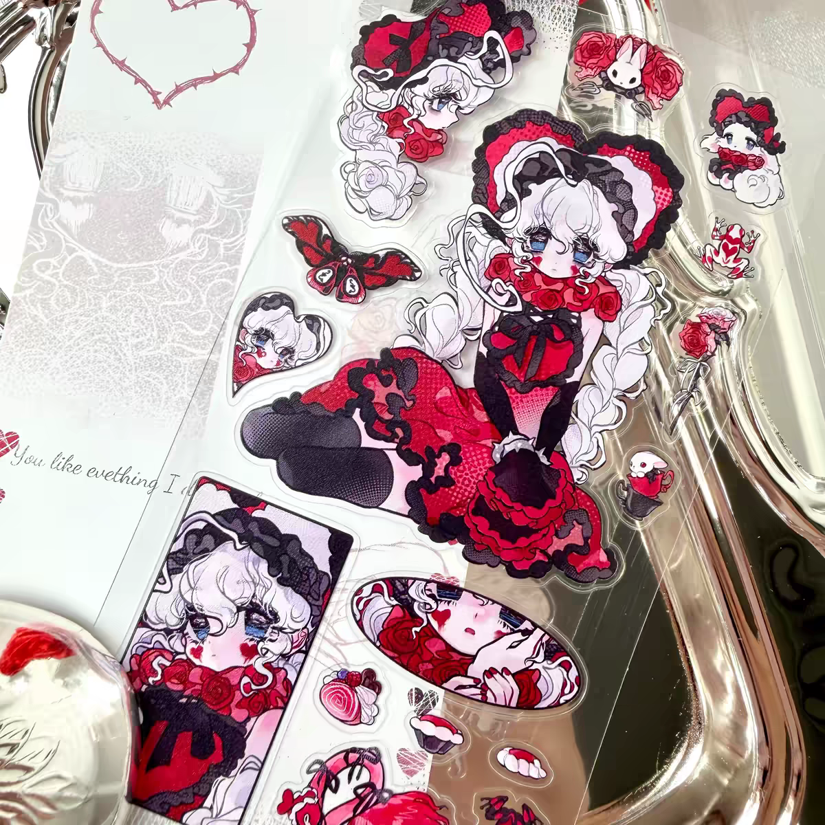 Lingqiqi Black Heart #2 Sticker