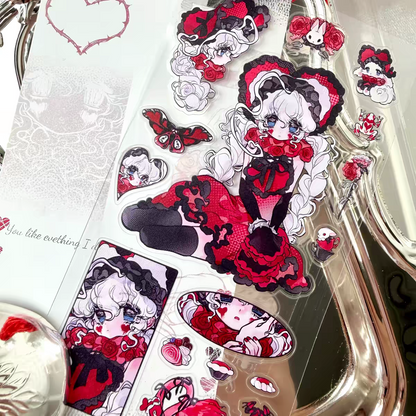 Lingqiqi Black Heart #2 Sticker