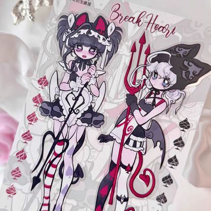 Lingqiqi Black Heart #1 Sticker