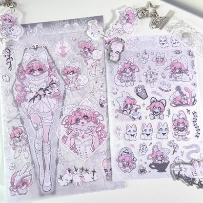 Lingqiqi Whitefox Sticker
