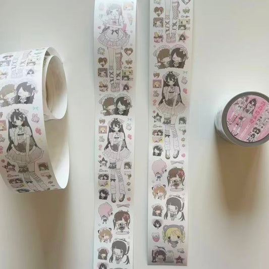 Little Cream Cute Cream Kiss Cut Tape