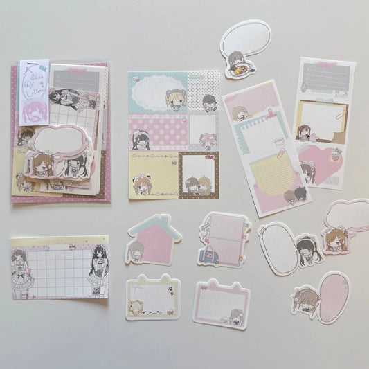 Little Cream Stack of Letters Memo Set