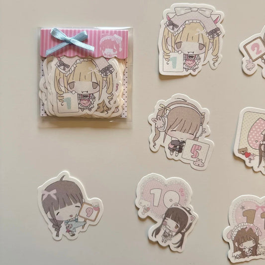 Little Cream Calendar Memo Set