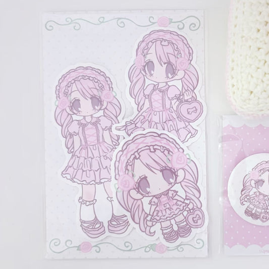 Pumpum Rose Sticker