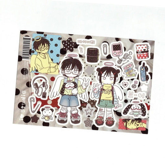 Io Studio Boy And Girl Sticker
