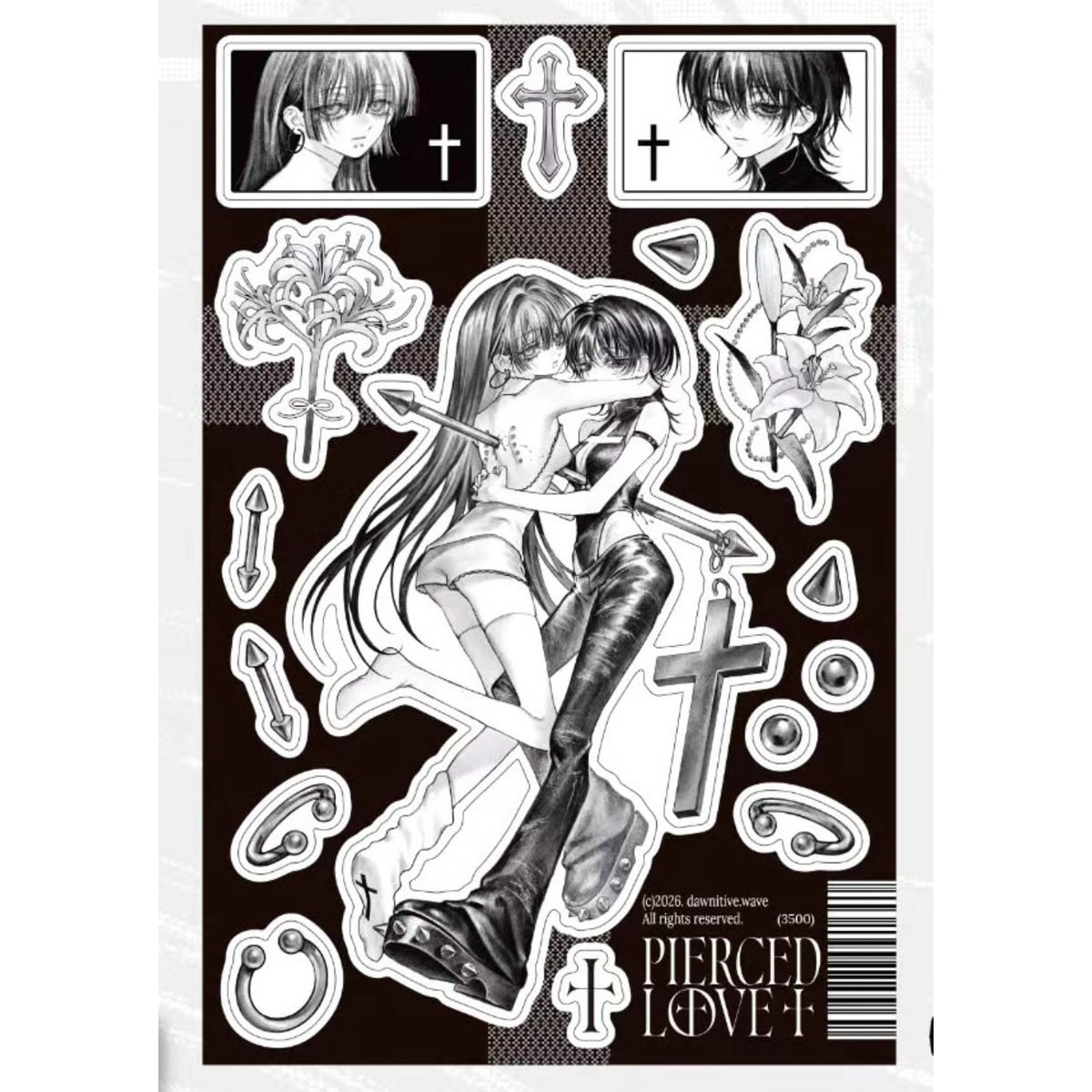 [Dawnitive Wave] Pierced Love Sticker