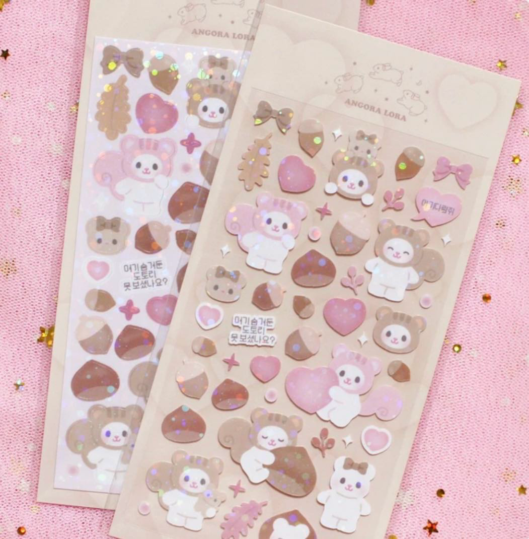 [Angora Lora] Baby Squirrel Sticker