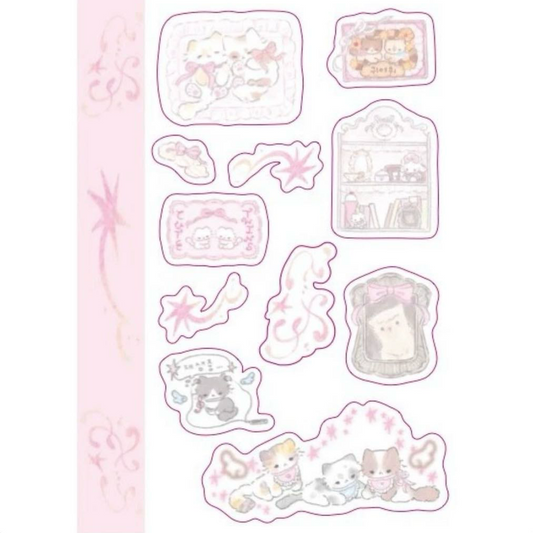 Tanpopo Sleep Kitty Sticker