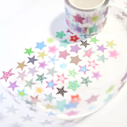 St2krs Funky Stars Kiss Cut Tape