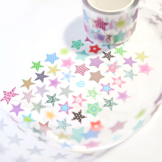 St2krs Funky Stars Kiss Cut Tape
