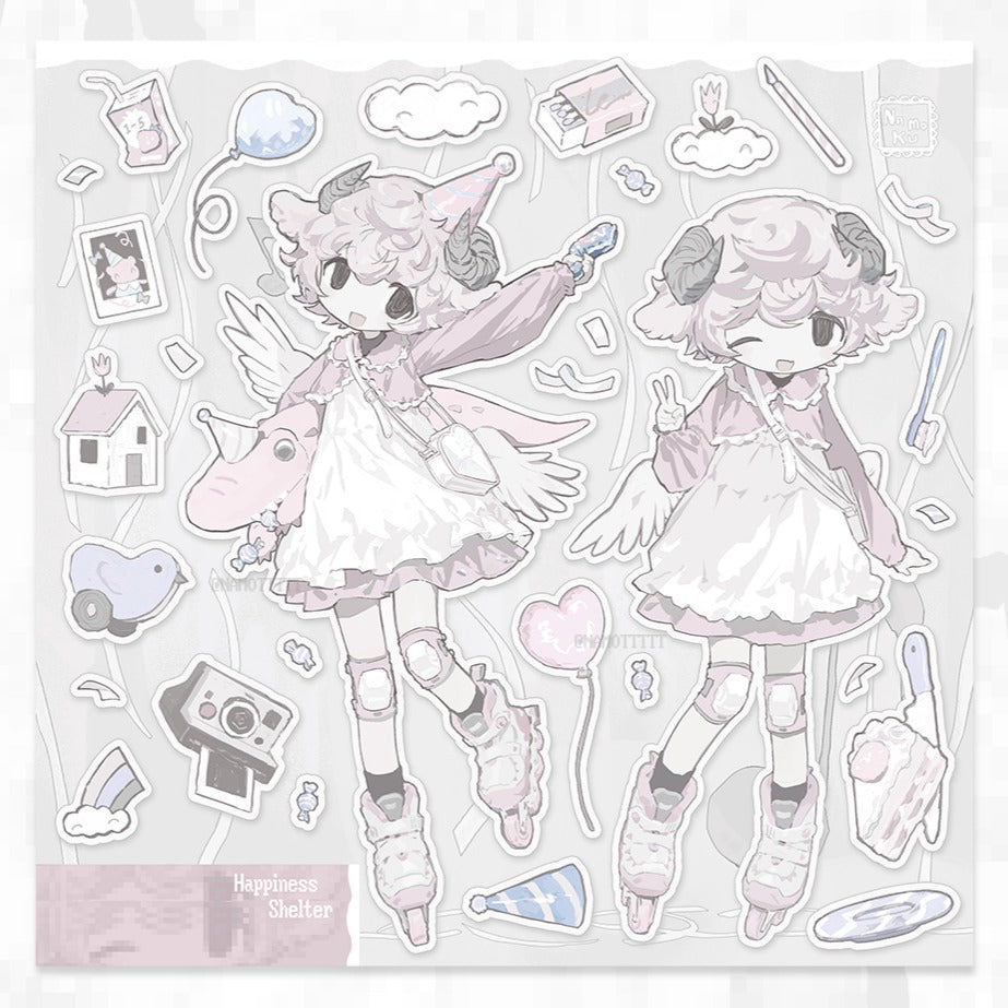 [Namoku] Happiness Shelter Sticker