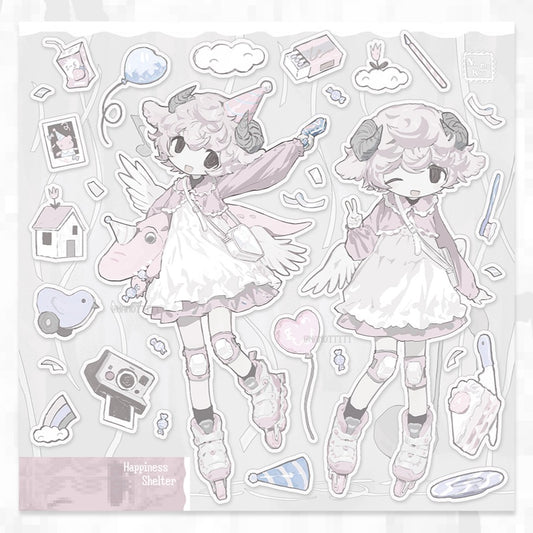 [Namoku] Happiness Shelter Sticker