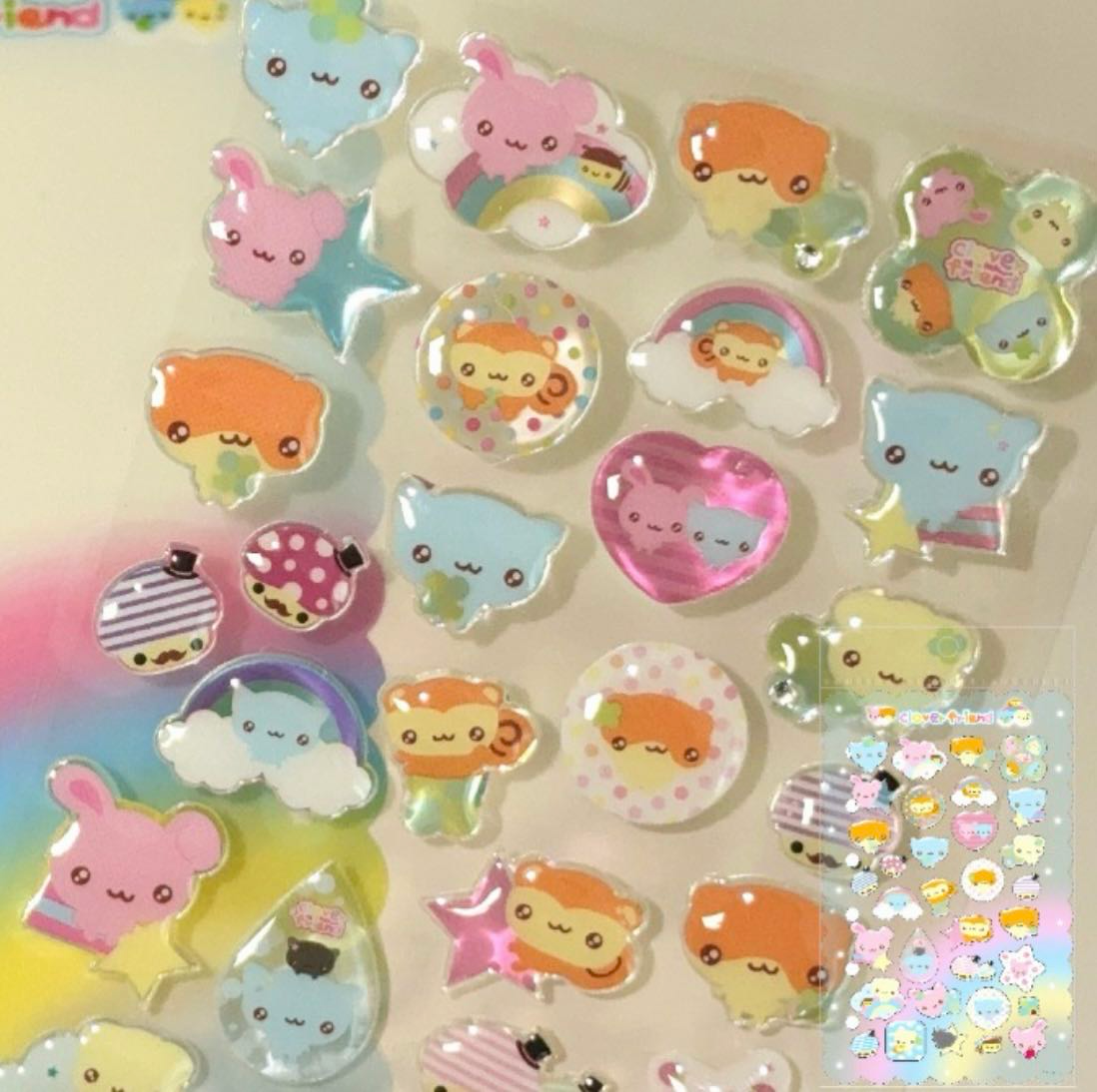 [Mering] Clover Friends Sticker