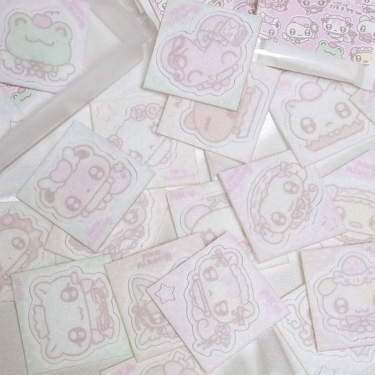[Ako Aikong] Random Single Fluffy Sticker 3p