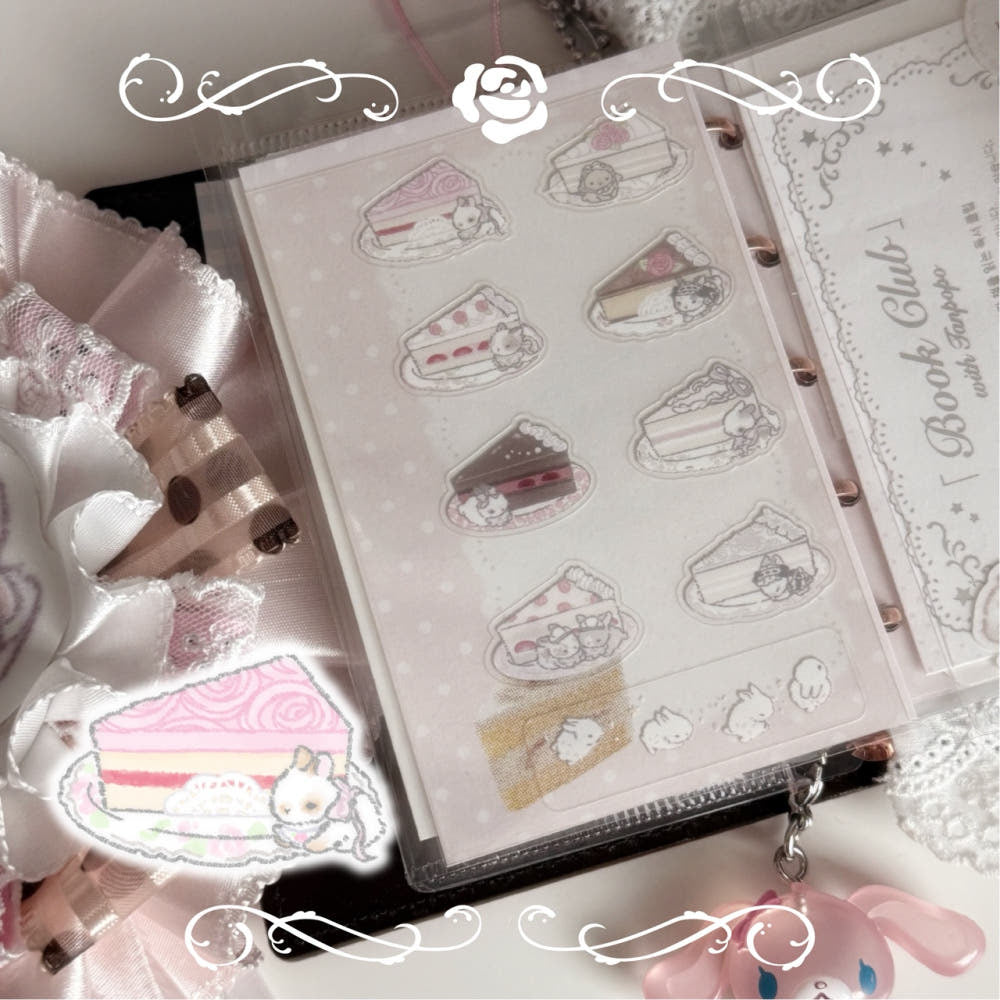 [Tanpopo] Cake Cat Sticker