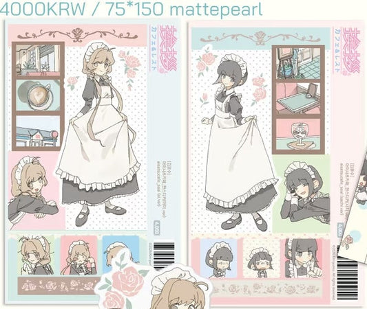 Kim Yunsu Maid Cafe Sticker