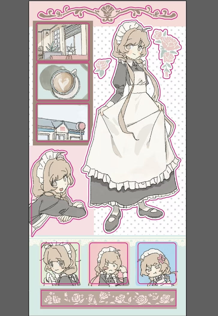 Kim Yunsu Maid Cafe Sticker
