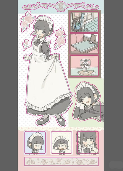 Kim Yunsu Maid Cafe Sticker
