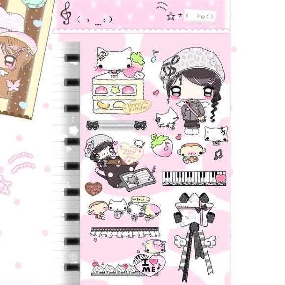 Happy Nyang Day Grey Sticker