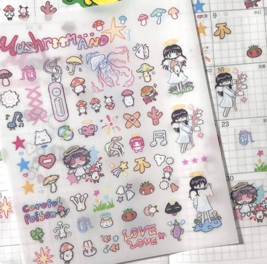 [Amustew] Mushroom Sticker