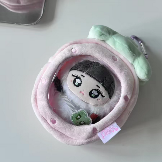 Nicoolaa Strawberry Bag For Mini Plushies