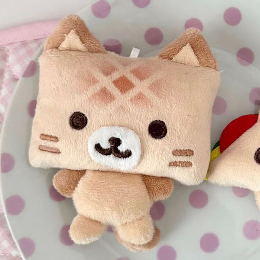 Bread Friends Plush Keychain